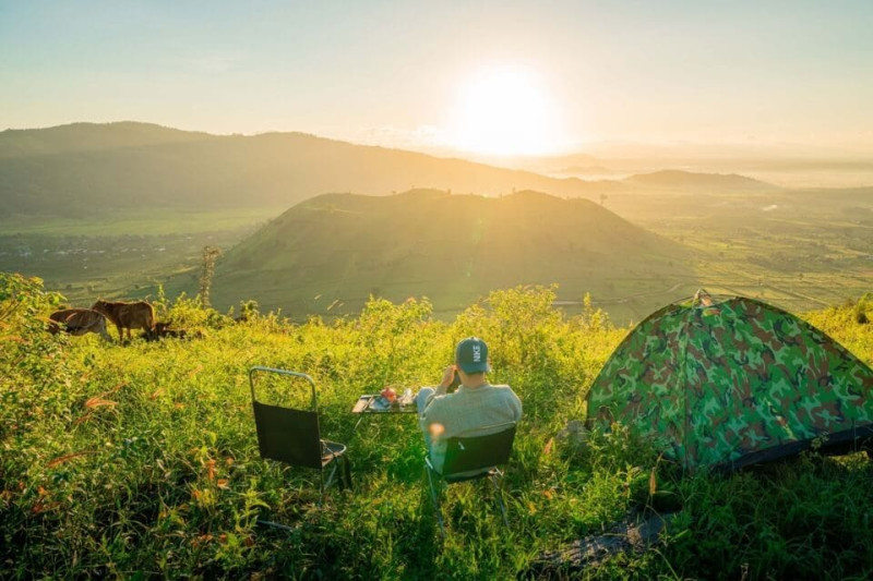Cắm trại ở Chư Nâm ngắm thiên đường mây ở độ cao